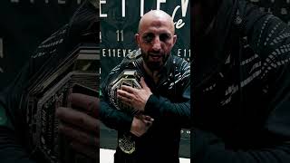 Two time World Champ AlexVolkanovskiOfficial celebrating at E11EVEN