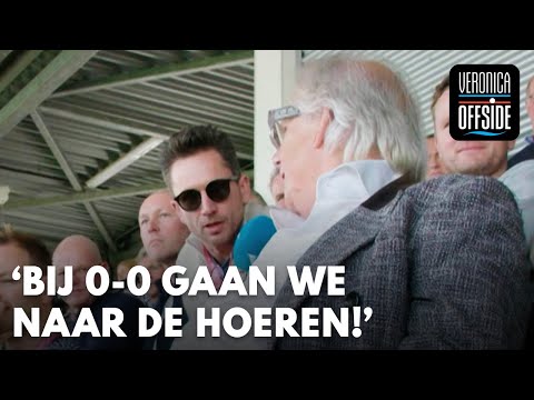Tom Staal op bezoek bij Emmen-Groningen: 'Als het 0-0 blijft, gaan we naar de hoeren!'