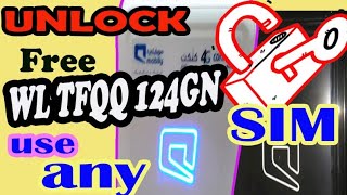 How to unlock Mobily 4G Router WL TF QQ124GN use any Sim card|كيفية فتح موبايل 4G راوتر WLTF QQ124GN