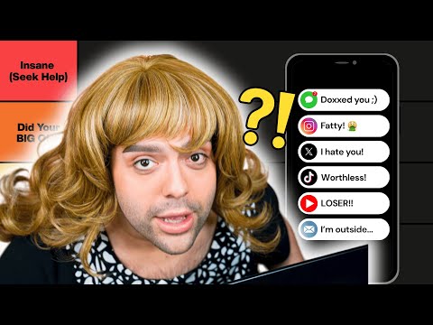 Ranking THE CRAZIEST Hate Comments I've Received