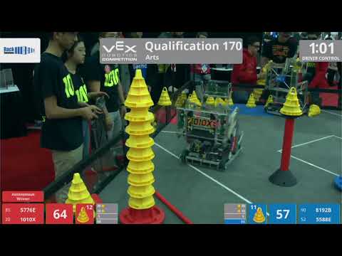 2018 VRC Arts Q170 - 5776E 1010X vs 8192B 5588E - 108 to 99