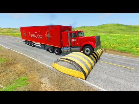 Cars vs Massive Speed Bumps – BeamNG.Drive Sa Beamng Nation