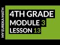 Eureka Math for 4th Grade Module 3 Lesso