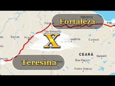 Rota de Fortaleza-CE a Teresina-PI