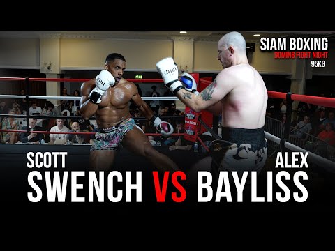 BIG KO! - Scott Swench vs Alex Bayliss - 95kg Full Fight - Domin8 Fight Night