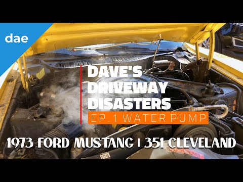 73 Mustang 351c | How to Replace a Pressed In Heater Hose Fitting!