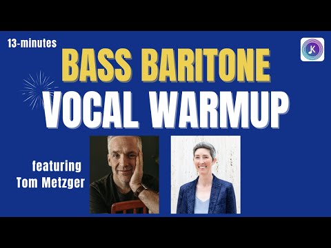 Bass-Baritone Vocal Warm-Up | Vocal Warmup for Basses Baritones