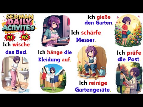🔥German Daily Activities: 200 Essential Home Phrases Every Beginner Must Know!