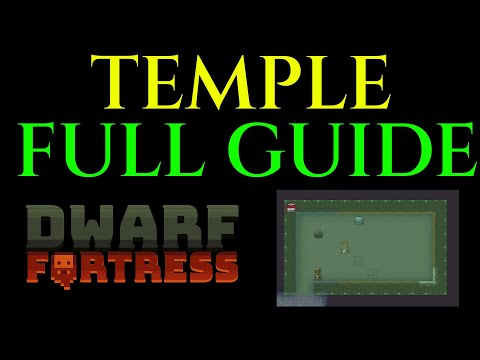 TEMPLE SETUP - Full Guide DWARF FORTRESS Tutorial Walkthrough