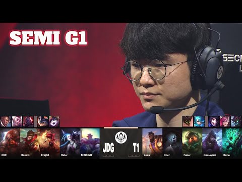 JDG vs T1 - Game 1 | upper Semi Final LoL MSI 2023 Main Stage | JD Gaming vs T1 G1 full game