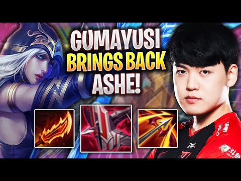 GUMAYUSI BRINGS BACK ASHE! - T1 Gumayusi Plays Ashe ADC vs Ezreal! | Season 2022