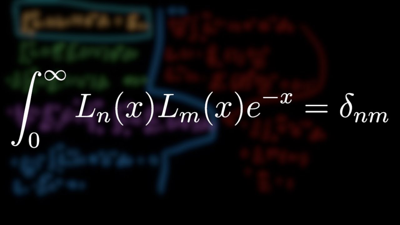 Laguerre Polynomial Orthogonality