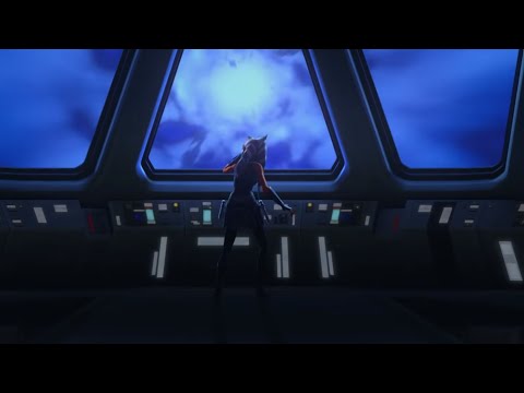 Ahsoka feels Anakin turn to the dark side Clone Wars Season 7 Episode 11