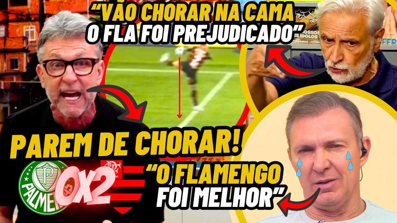 NETO e SORMANI DESTROEM Palmeiras e DEFENDEM o Flamengo após CHORORÓ dos PALMEIRENSES AO VIVO