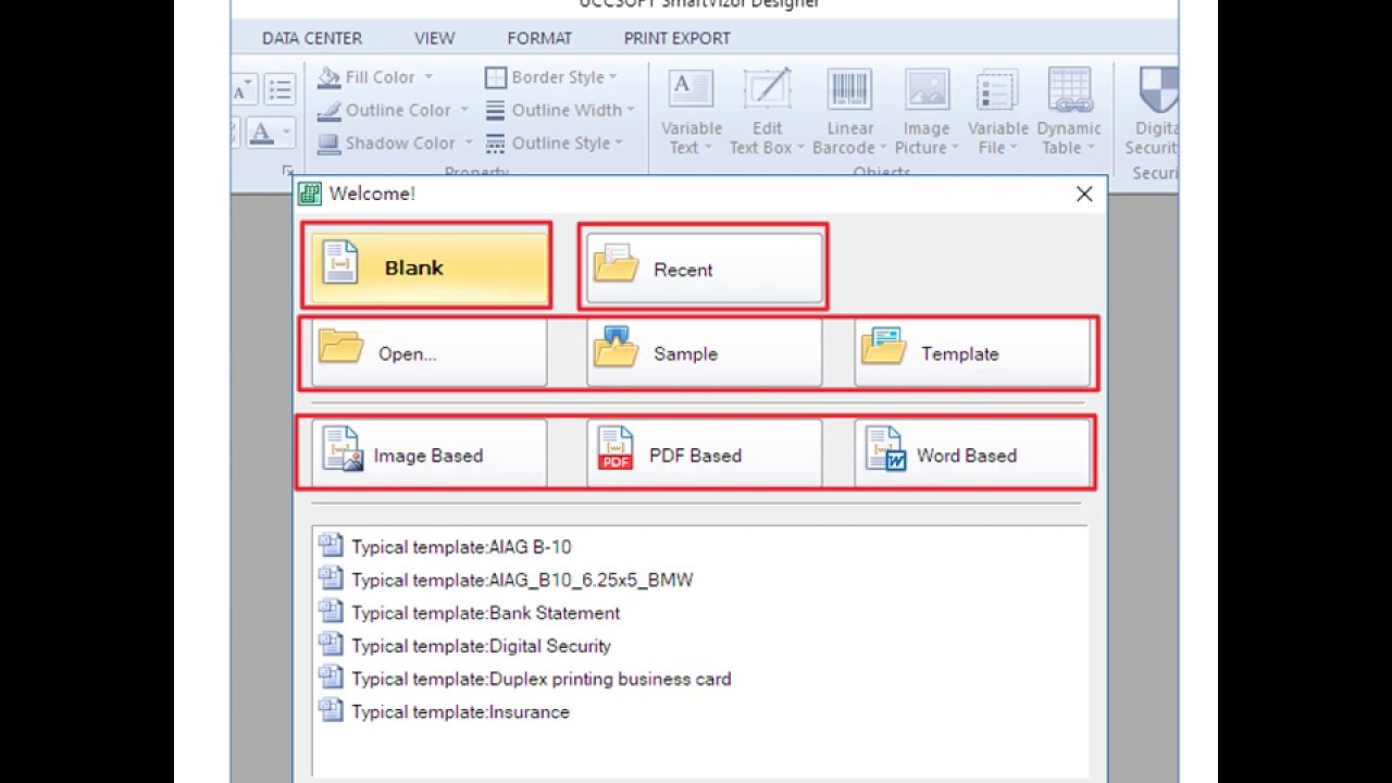 How to create and print labels, barcode labels or industry compliant forms in an instant