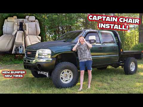 Custom Interior Swap on my GMT800! *4 Custom Captains Chairs*