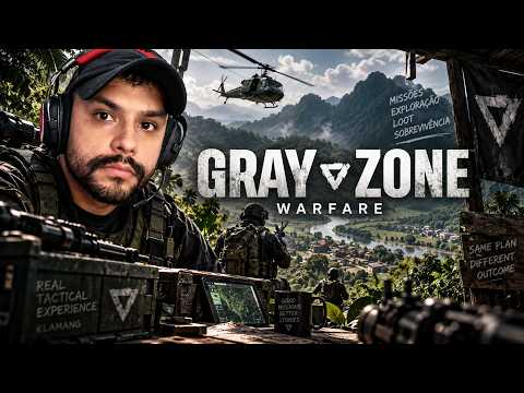 Miniatura do vídeo: 🔴LIVE ON: JOGANDO GRAY ZONE WARFARE - FAZENDO MISSÕES
