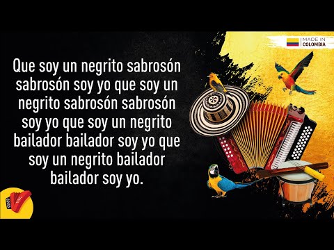 El Negrito Sabrosón, Binomio De Oro, Video Letra - Sentir Vallenato