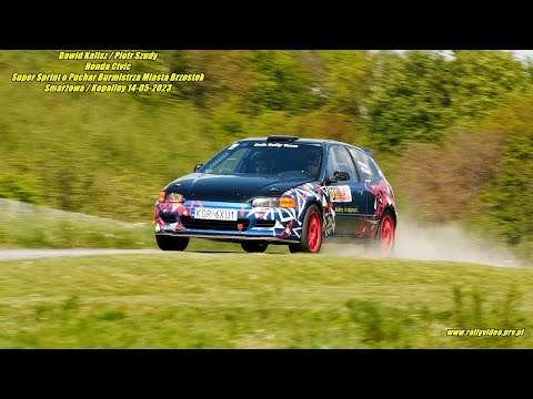 Dawid Kalisz /Piotr Szudy -Honda Civic- Super Sprint o Puchar Burmistrza Miasta Brzostek 14-05-2023