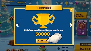Get 50k trophies | zooba