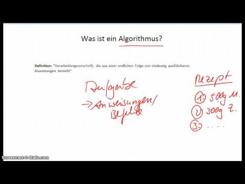 Grundlagen Informatik - Algorithmus