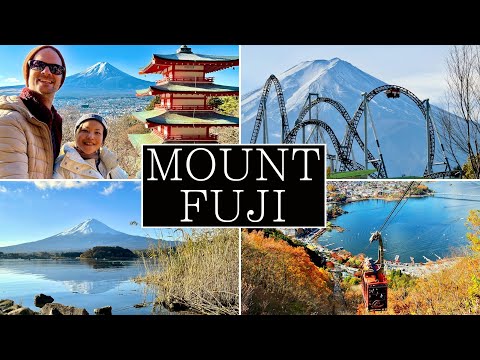 2 Days in Lake Kawaguchiko, MOUNT FUJI, Japan: Bike ride, Ropeway, Chureito Pagoda, Fuji-Q Highland