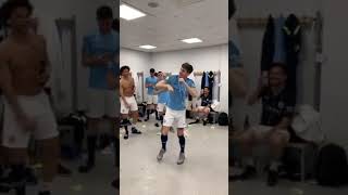 john stones dancing after manchester city won premier league