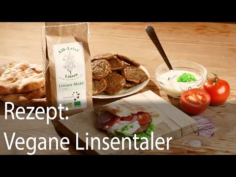 Rezept: Vegane Alb-Leisa Taler aus Linsenmehl