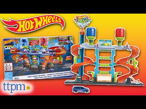 Mattel Hot Wheels rinkinys „Bokštinė automobilių plovykla“ video