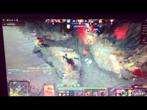Dota 2 Lifestealer out on a RAMPAGE.