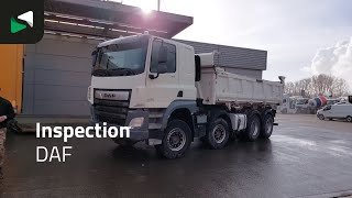شاحنة قلابة DAF CF 510 8X4 12m3 Meiller 2-way tipper Steel suspension Big-Axle S | صورة 4 - Autoline