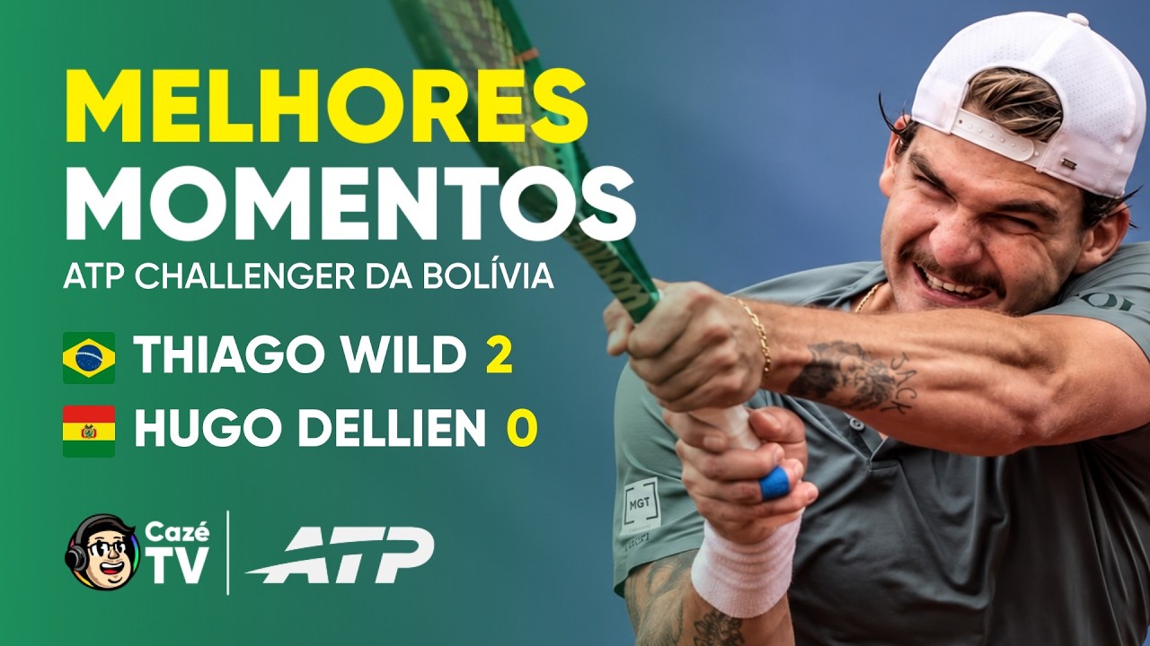 MELHORES MOMENTOS: THIAGO WILD 2 X 0 HUGO DELLIEN | ATP CHALLENGER DA BOLÍVIA | FINAL
