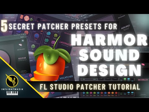 5 SECRET HIDDEN FL Studio Patcher Presets For EASY Harmor Sound Design in FL Studio 20.8 Tutorial