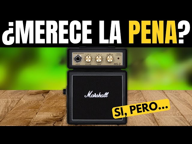 Vídeo relacionado con Marshall MS-2C Micro Mini amplificador combo de guitarra, de práctica adecuado para guitarra eléctrica, Clásico