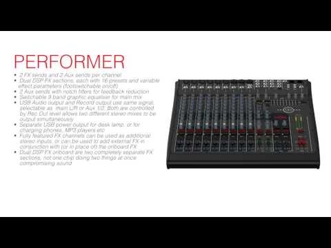 Introducing The HH Performer Series of Mixing Desks