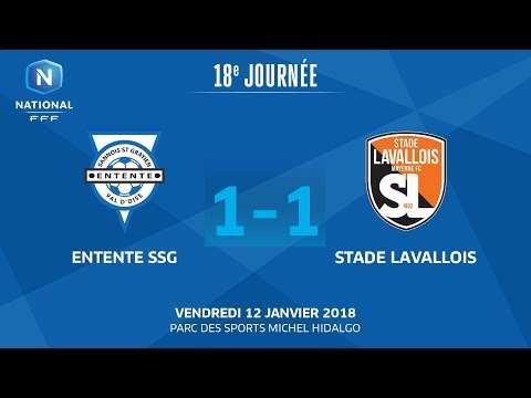 J18 : Entente SSG - Stade Lavallois (1-1), le replay