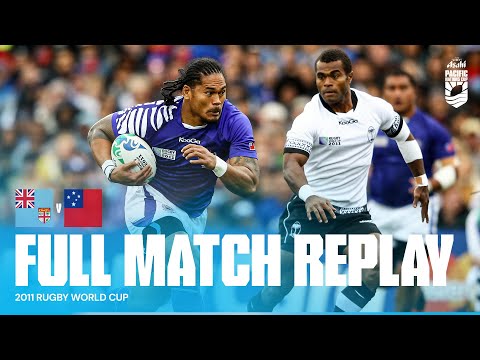 First EVER World Cup Clash | FIJI v SAMOA | Rugby World Cup 2011 | Full Match Replay