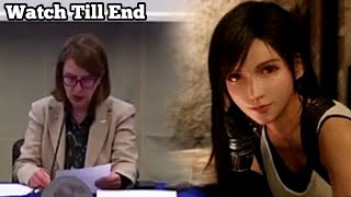 Italian Senate meeting interrupted by 30 secs of Tifa Lockhart's video