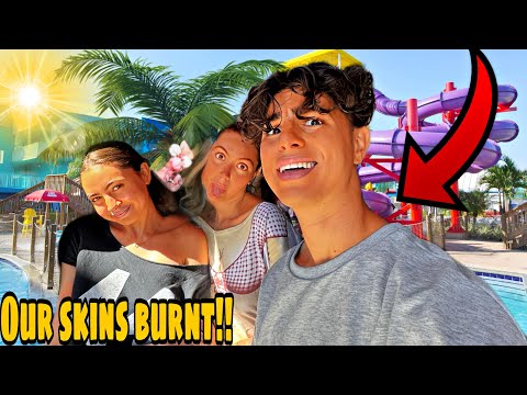 MY SISTERS AND I GET SPRAY TANS!! *BAD IDEA*