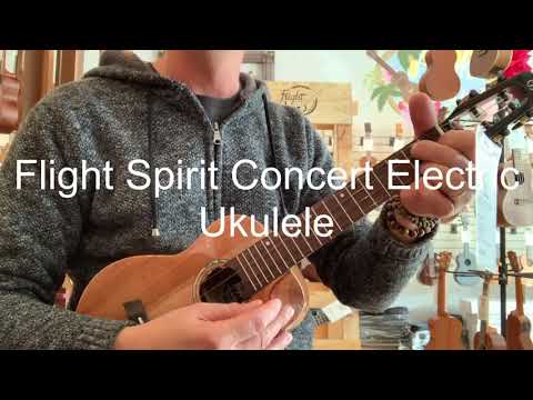 Электроакустическое укулеле концерт Flight SPIRIT CONCERT EQ -A