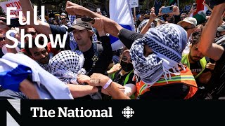 CBC News: The National |  Pro-Palestinian encampments spread to Canada