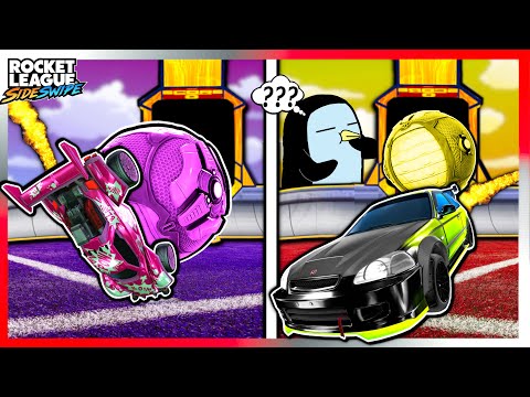 GOLD Vs PURPLE SHOTS In SideSwipe... Which Are BETTER?! | One Of The BEST SAVES I've Ever Seen!