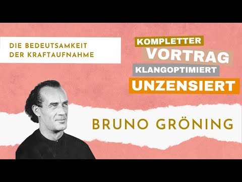 Original-Vortrag Bruno Gröning, Springe,5.10.1958 "Die Bedeutsamkeit der Kraftaufnahme" - unzensiert