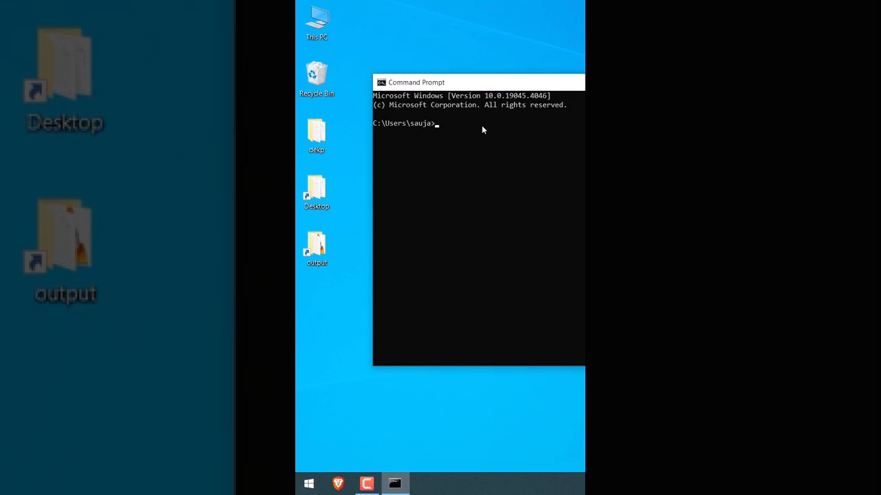 Opening Control Panel from Command Prompt -  CMD
