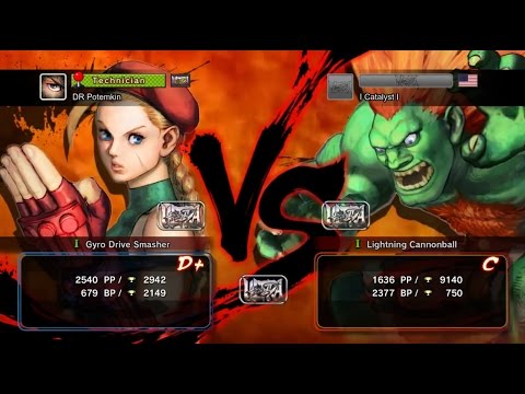Ultra Street Fighter 4: DR Potemkin (Cammy) vs | Catalyst | (Blanka)