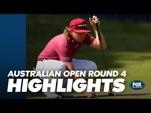 Nailbiting 18th Hole shootout for AUS Open Title 🔥 | Australian Open Round 4 Highlights | Fox Golf
