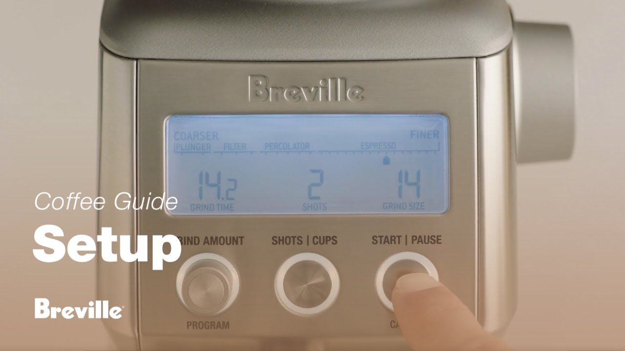 Breville coffee guide tutorial - How to use the Smart Grinder™ Pro