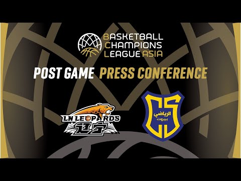 Liaoning Flying Leopards v Al Riyadi - Press Conference | #BCLASIA 2024
