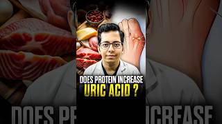 Does Protein Increase Uric Acid ? | Dt.Bhawesh | #diettubeindia #dietitian #shorts