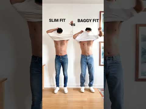 Slim Fit vs Baggy Fit. Which one is your style #fashion #streetstyle